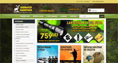 Desktop Screenshot of magazin-arme.ro