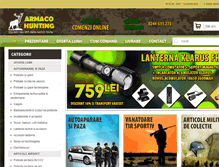 Tablet Screenshot of magazin-arme.ro